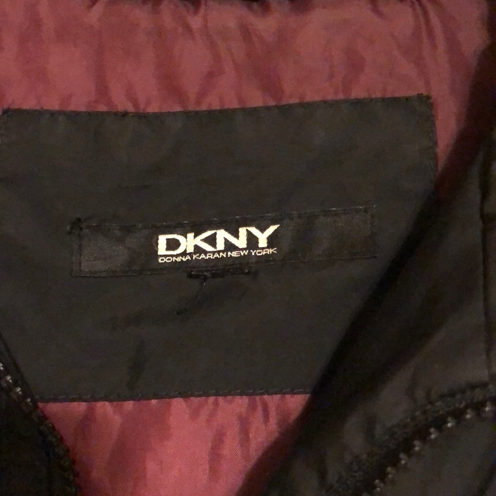 Dkny Black Winter Jacket -Medium - image 5